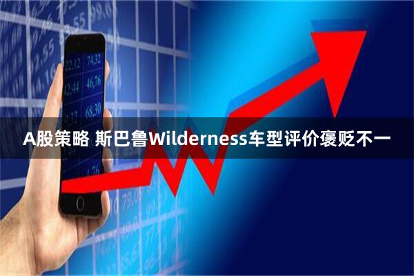 A股策略 斯巴鲁Wilderness车型评价褒贬不一